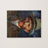Van Gogh; zelfportret met grijs smeltPet Legpuzzel (Horizontaal)