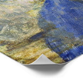 Van Gogh - zelfportret met Pet 1887 Poster (Hoek)