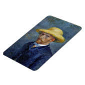 Van Gogh - Zelfportret met Pet Magneet (Linkerzijde)