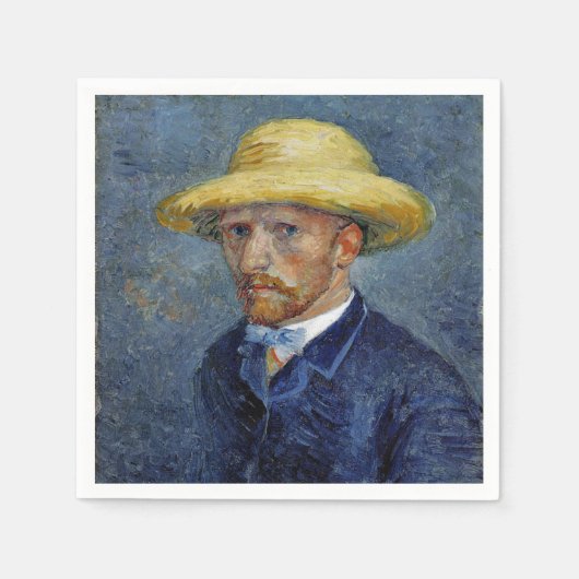 Van Gogh - Zelfportret met Pet Servet (Voorkant)