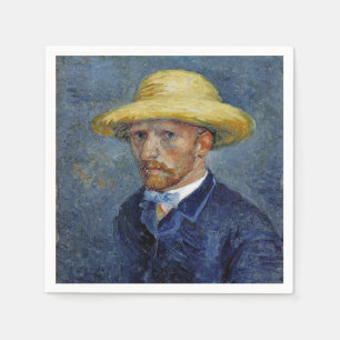 Van Gogh - Zelfportret met riet Pet Servet