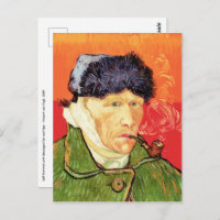Van Gogh - Zelfportret met verbonden oor en pijp