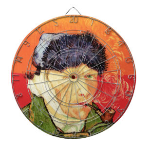 Van Gogh - Zelfportret met verbonden oor en pijp Dartbord