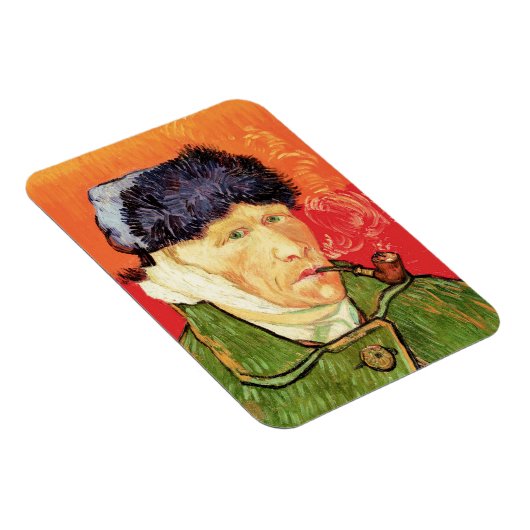 Van Gogh - Zelfportret met verbonden oor en pijp Magneet (Rechterzijde)