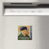 Van Gogh; Zelfportret met verbonden oor Magneet (Insitu (Vaatwasser))