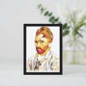 Van Gogh Zelfportret Nieuwe Kapsel Briefkaart (Staand voorkant)