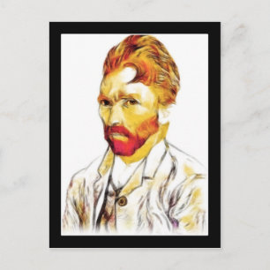 Van Gogh Zelfportret Nieuwe Kapsel Briefkaart