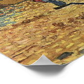 Van Gogh - Zelfportret op weg naar Tarascon Poster (Hoek)