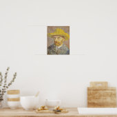 Van Gogh Zelfportret Pet Poster (Keuken)