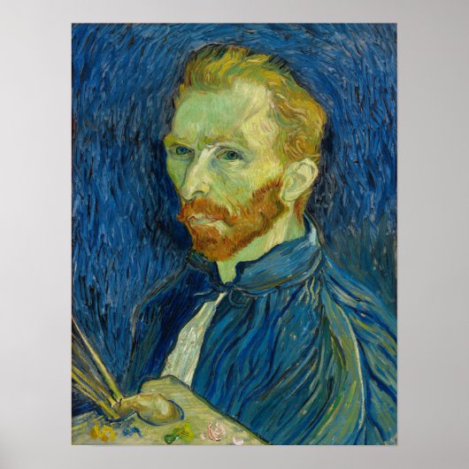 Van Gogh - Zelfportret Poster (Voorkant)