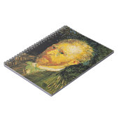 Van Gogh Zelfportret Retro Notitieboek (Linkerzijde)
