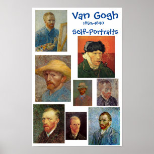 Van Gogh, Zelfportretten, Poster