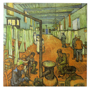 Van Gogh, Ziekenzaal in het Ziekenhuis, Tegeltje