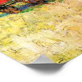 Van Gogh - Zigeunerkamp met paard en wagen Poster (Hoek)