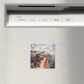 Van Gogh Zion Angels Landing Hiking Trail Custom Magneet (Insitu (Vaatwasser))