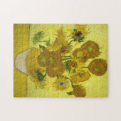 Van Gogh Zonnebloem Schilderij Legpuzzel (Horizontaal)
