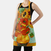 Van Gogh - Zonnebloemen 12, beroemd schilderij Schort (Insitu)