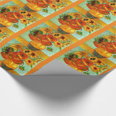 Van Gogh - Zonnebloemen 12 Cadeaupapier (Hoek)