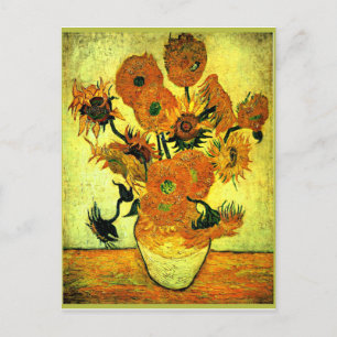 Van Gogh - Zonnebloemen, 14 Briefkaart