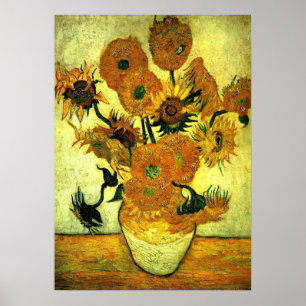 Van Gogh - Zonnebloemen, 14 Poster
