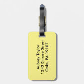 Van Gogh | Zonnebloemen | 1888 Bagagelabel (Achterkant verticaal)