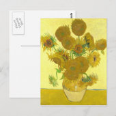 Van Gogh | Zonnebloemen | 1888 Briefkaart (Voorkant / Achterkant)