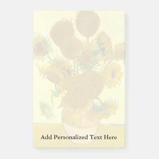 Van Gogh | Zonnebloemen | 1888 Post-it® Notes (Voorkant)