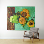 Van Gogh - Zonnebloemen (3) Bosbouw Wandkleed (In Situ (horizontaal))
