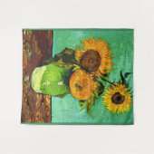 Van Gogh - Zonnebloemen (3) Tapijt Wandkleed (Voorkant (horizontaal))