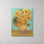 Van Gogh - Zonnebloemen, 3e versie, herhaling Canvas Afdruk (Voorkant)