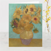 Van Gogh - Zonnebloemen, 3e versie, herhaling Kaart (Gele Bloem)