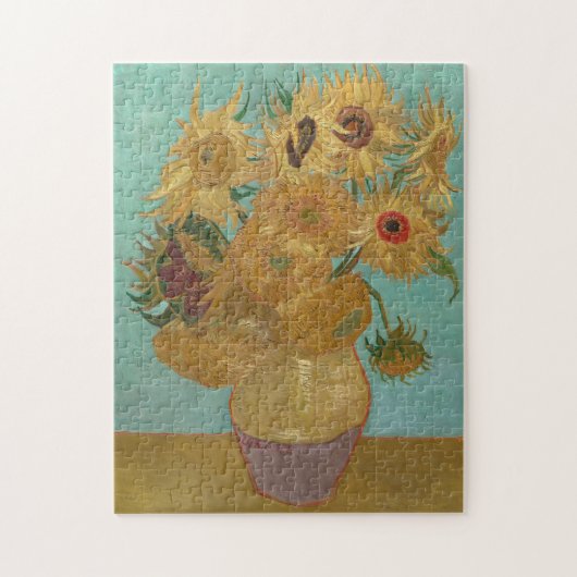 Van Gogh - Zonnebloemen, 3e versie, herhaling Legpuzzel (Verticaal)