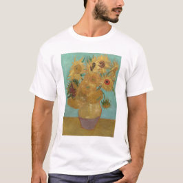 Van Gogh - Zonnebloemen, 3e versie, herhaling T-shirt