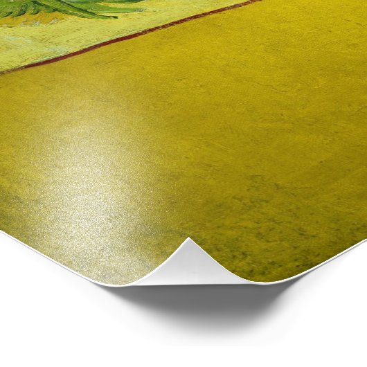 Van Gogh - Zonnebloemen, 4e versie, herhaling Foto Afdruk (Hoek)