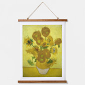 Van Gogh - Zonnebloemen, 4e versie, herhaling Hangend Wandkleed (Voorkant)