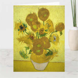 Van Gogh - Zonnebloemen, 4e versie, herhaling Kaart