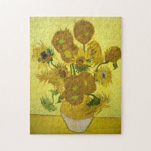 Van Gogh - Zonnebloemen, 4e versie, herhaling Legpuzzel (Verticaal)