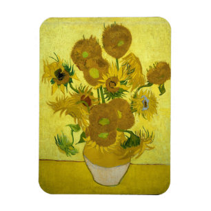 Van Gogh - Zonnebloemen, 4e versie, herhaling Magneet