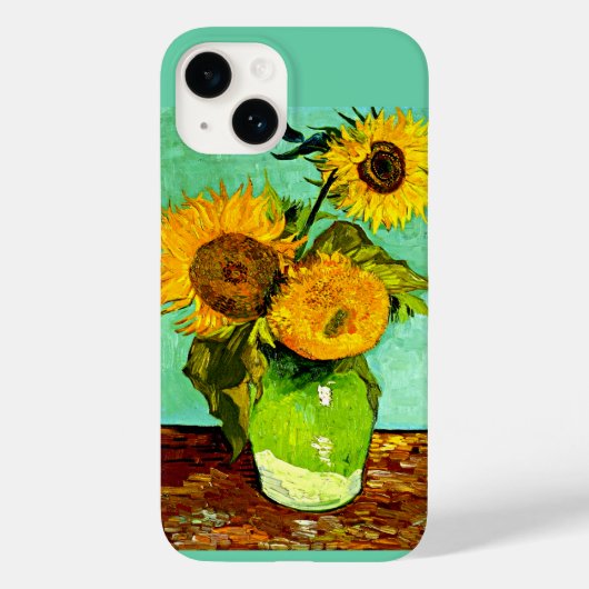 Van Gogh - Zonnebloemen Drie Case-Mate iPhone Case (Achterkant)