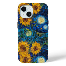 Van Gogh Zonnebloemen en sterrennacht
