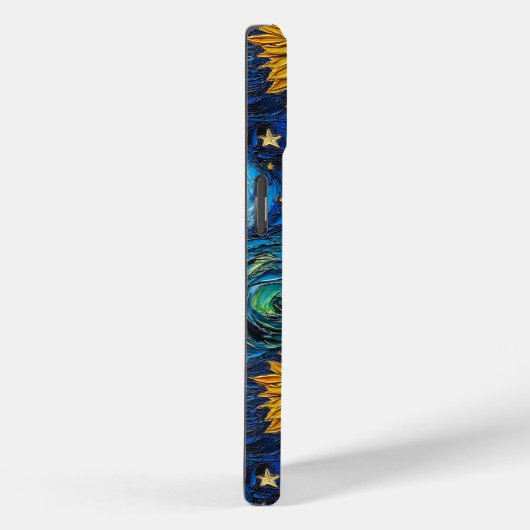 Van Gogh Zonnebloemen en sterrennacht Case-Mate iPhone Case (Achterkant / Rechts)