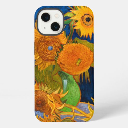 Van Gogh Zonnebloemen iPhone Hoesje (Achterkant)