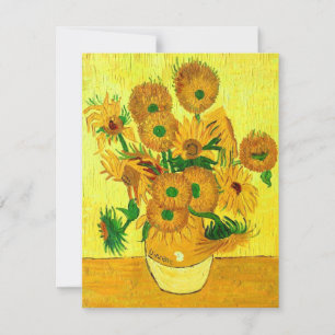 Van Gogh Zonnebloemen Kaart