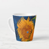 Van Gogh Zonnebloemen Latte Mok (Linkerhoek)