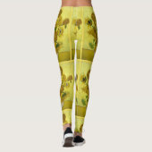 Van Gogh Zonnebloemen Leggings (Achterkant)