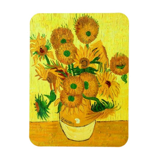 Van Gogh Zonnebloemen Magneet (Verticaal)