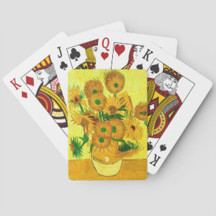 Van Gogh Zonnebloemen Pokerkaarten