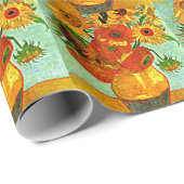 Van Gogh - Zonnebloemen Twaalf Cadeaupapier (Rol Hoek)