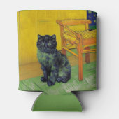 Van Gogh Zwart Kat Blikjeskoeler (Achterkant)