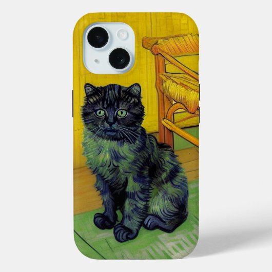 Van Gogh Zwart Kat Case-Mate iPhone Case (Achterkant)